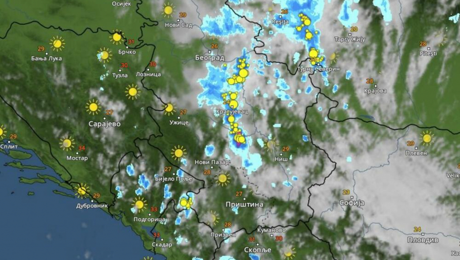 FOTO: PRINTSCREEN/VREMERADAR.RS
