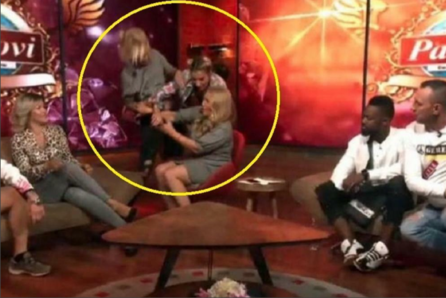 Tuča voditeljki Hepija