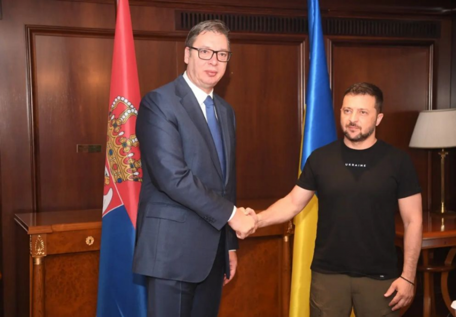 Aleksandar Vučić i Vilodimir Zelenski