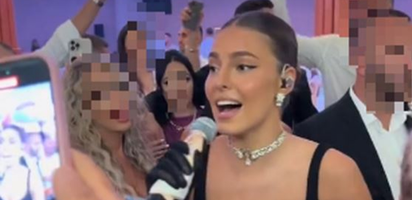 Džejla Ramović na svadbi