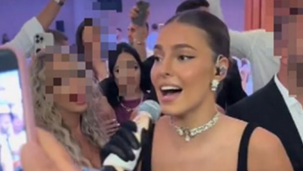 Džejla Ramović na svadbi