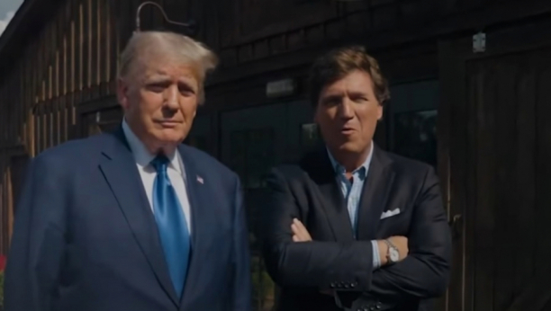 Donald Tramp i Taker Karlson