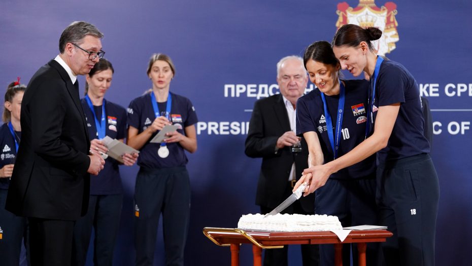 Tijana Bošković na prijemu kod predsednika Vučića