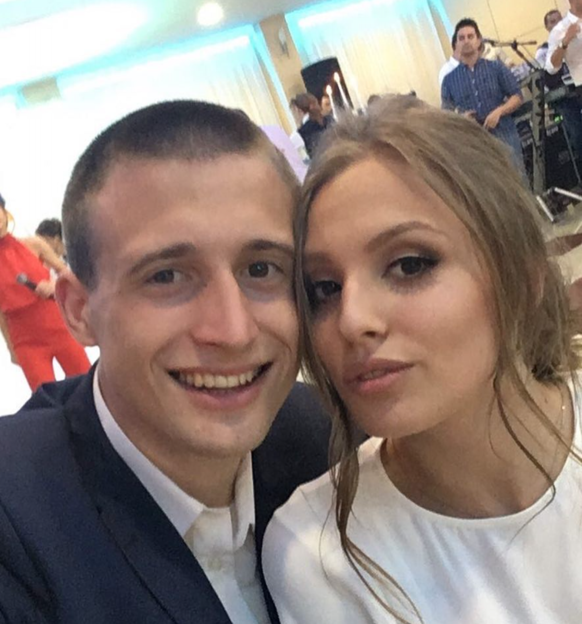 Aleksa Amvramović sa ženom