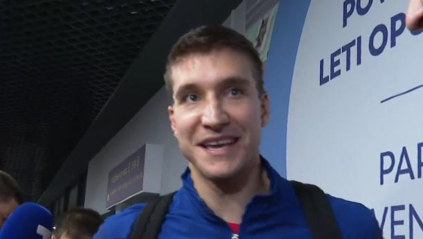 Košarkaši Srbije 2023 Mundobasket doček