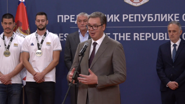 basketaši kod predsednika Vučića