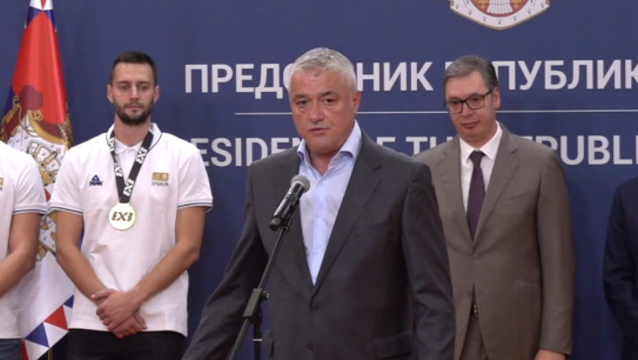 basketaši kod predsednika Vučića