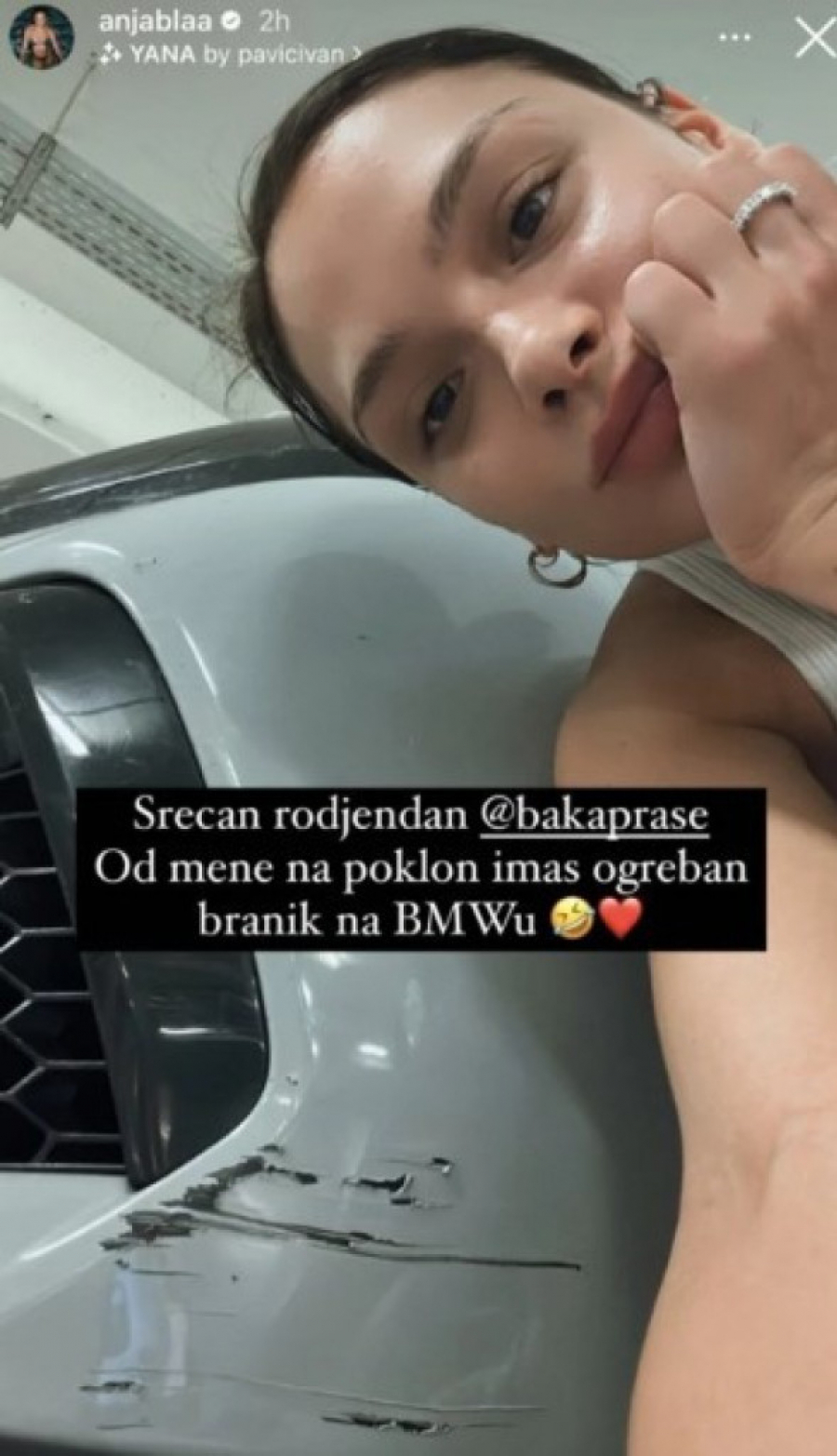 Anja Bla čestitala Baki rođendan