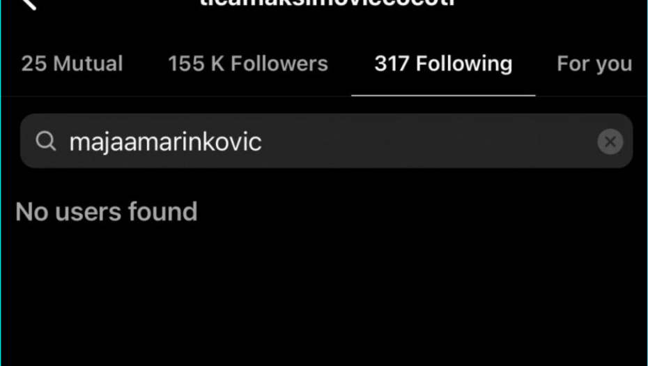 Otpratile se sa Instagrama 