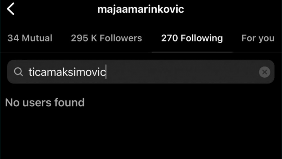 Otpratile se sa Instagrama 