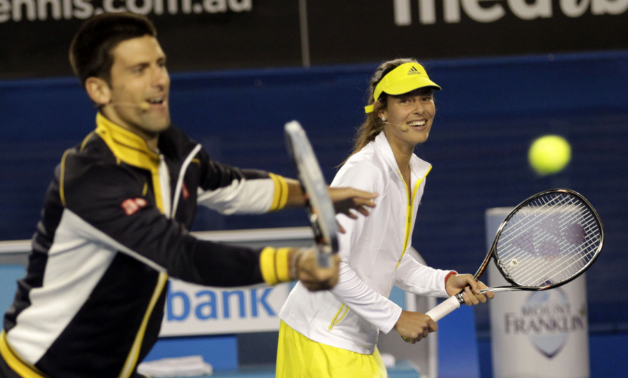 Ana Ivanović i Novak Đoković