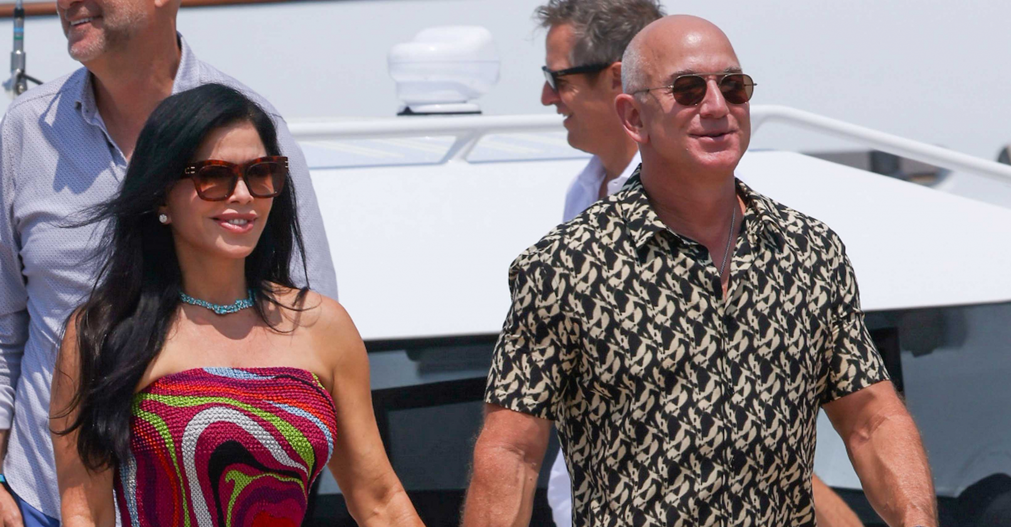 Džef Bezos i Loren Sančez