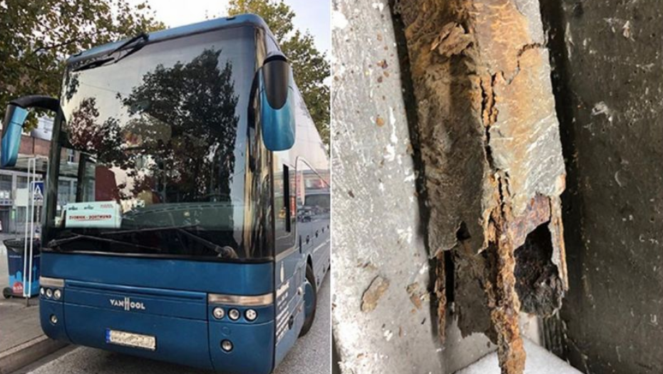 Autobus isključen iz saobraćaja