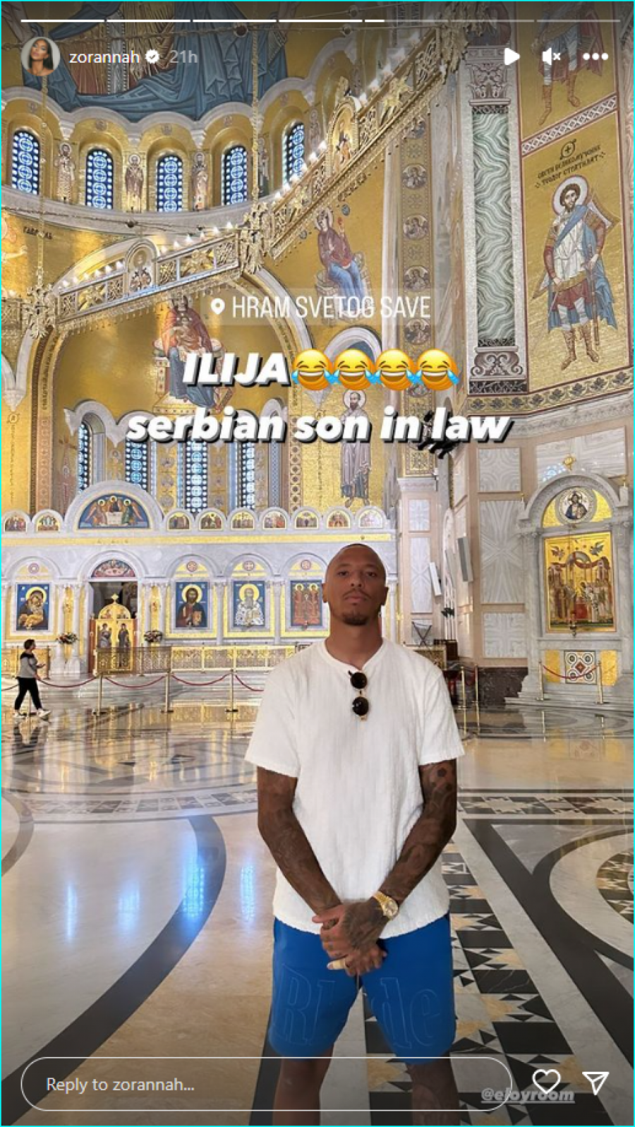 Eloj Rum u Hramu Svetog Save