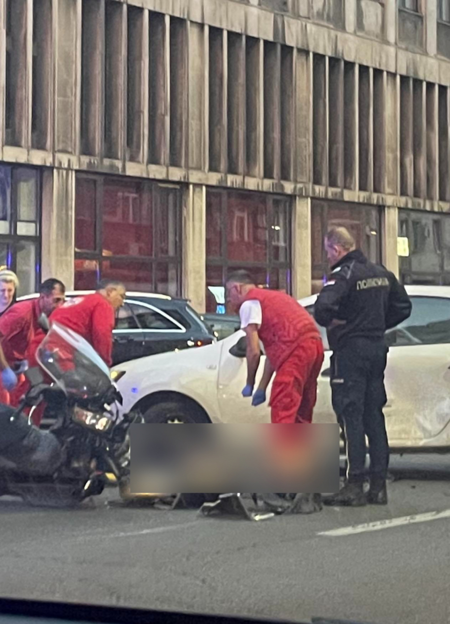 Sudar na Trgu Nikole Pašića