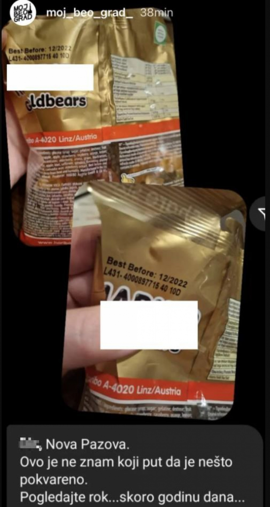 Bombone sa isteklim rokom trajanja