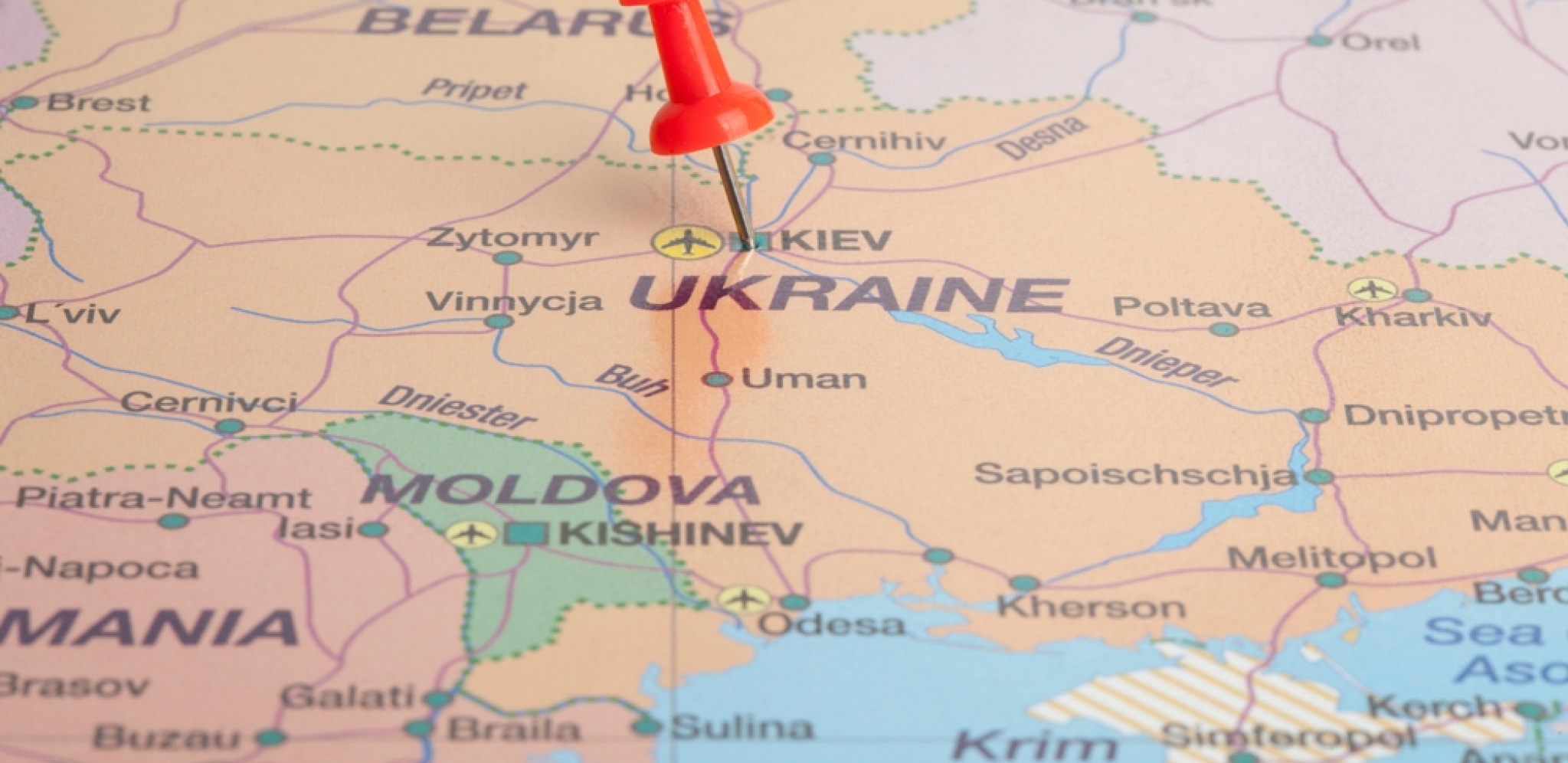 mapa ukrajine