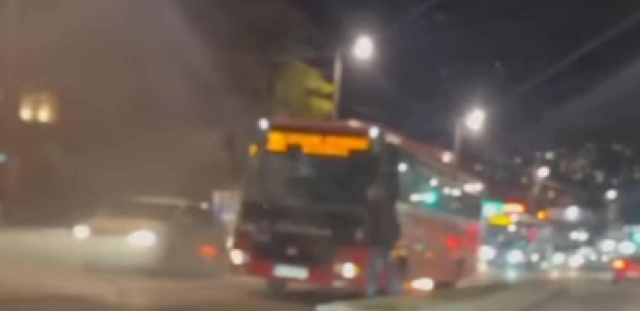 Gori autobus u Beogradu