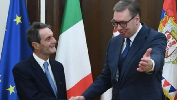 Vucic i predsednik italijanske regije Lombardija