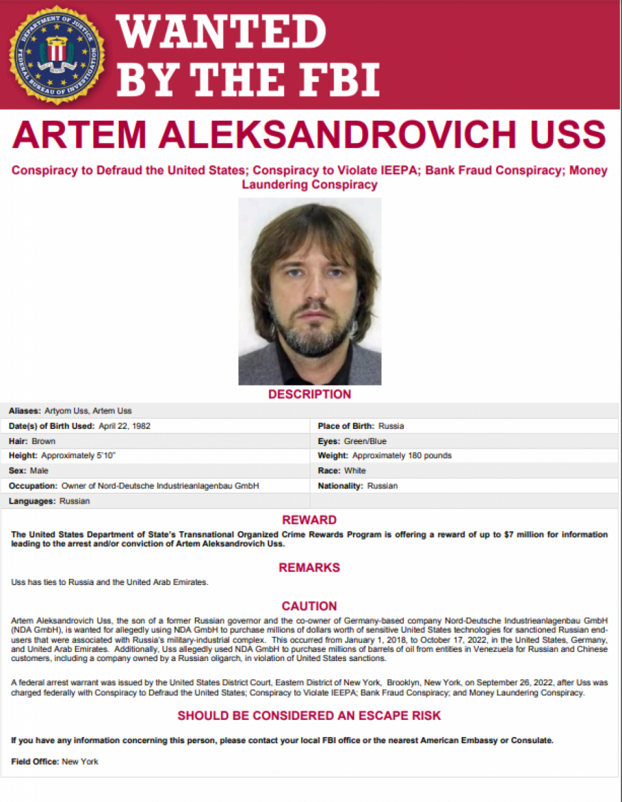 Artem Aleksandrovič Us - poternica