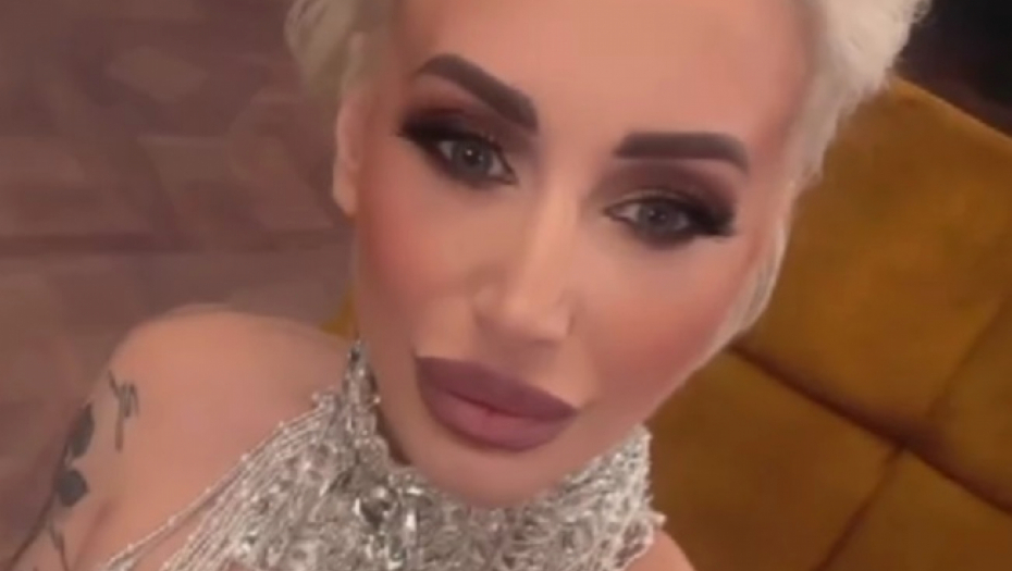 Dušica Jakovljević na snimanju