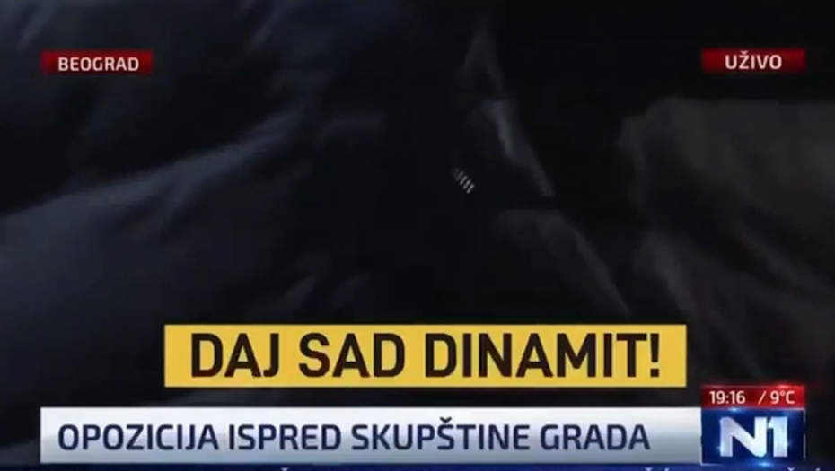 Opozicija hoće dinamitom na Skupštinu