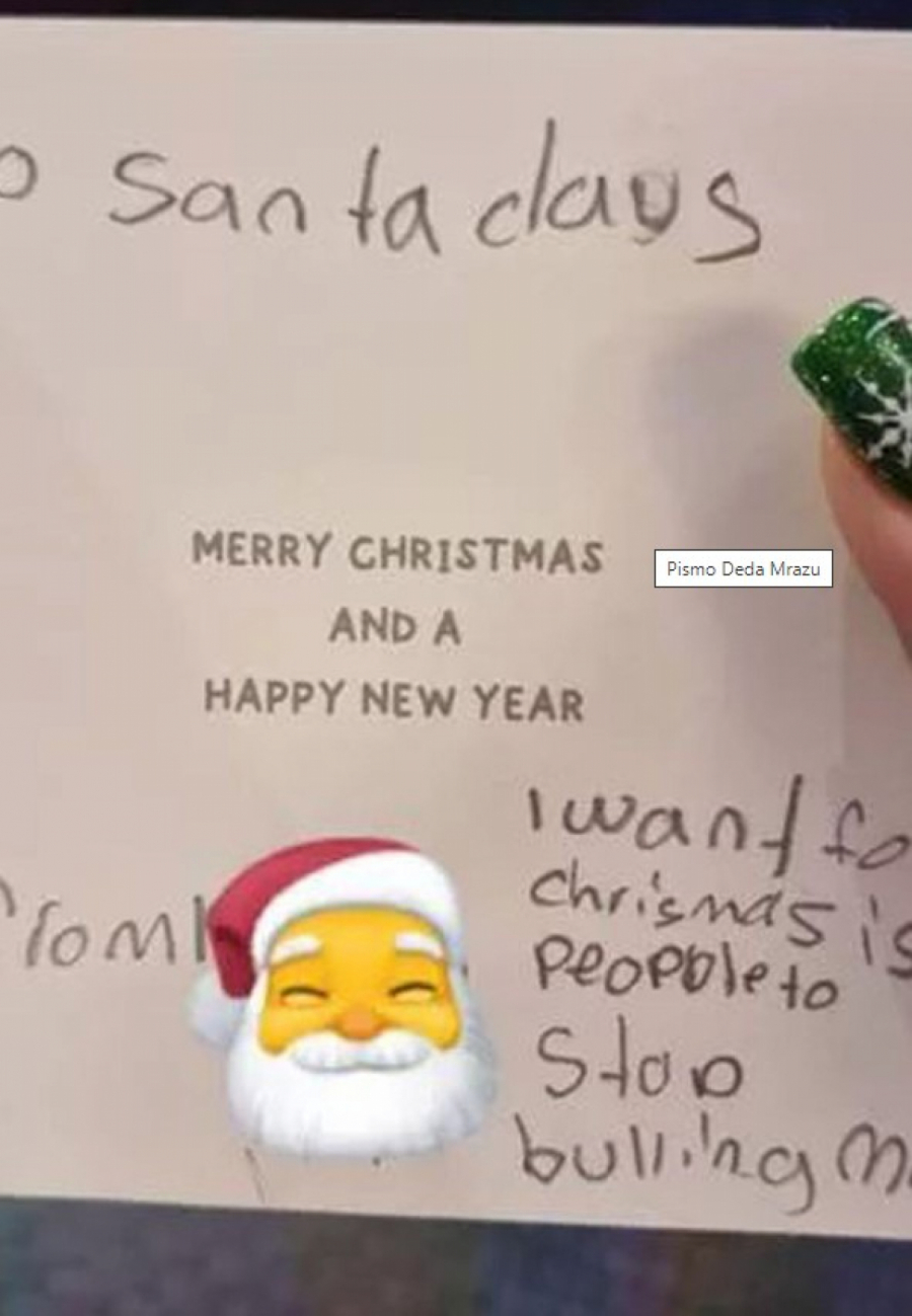 pismo deda mrazu