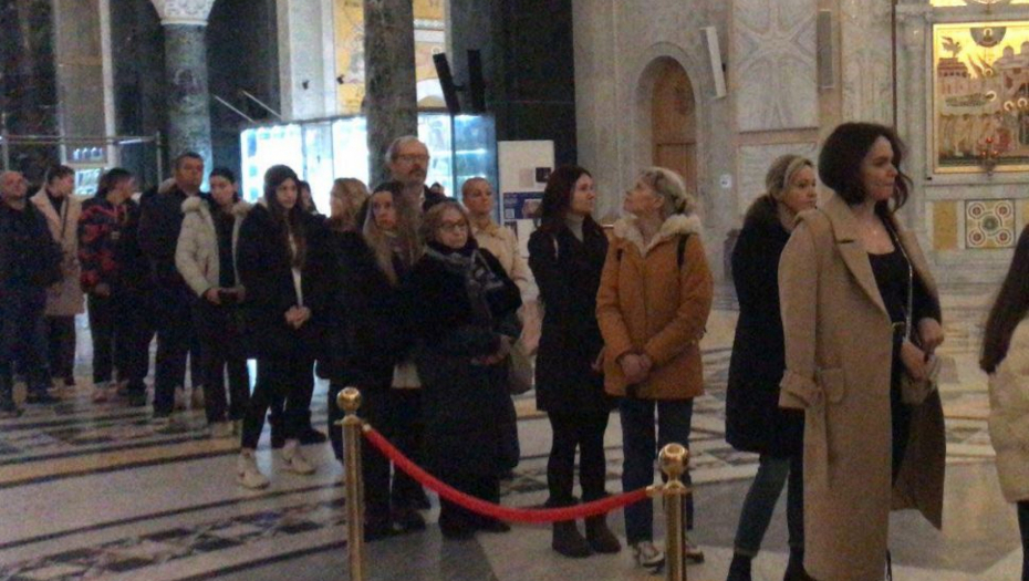 Liturgija u Hramu svetog Save