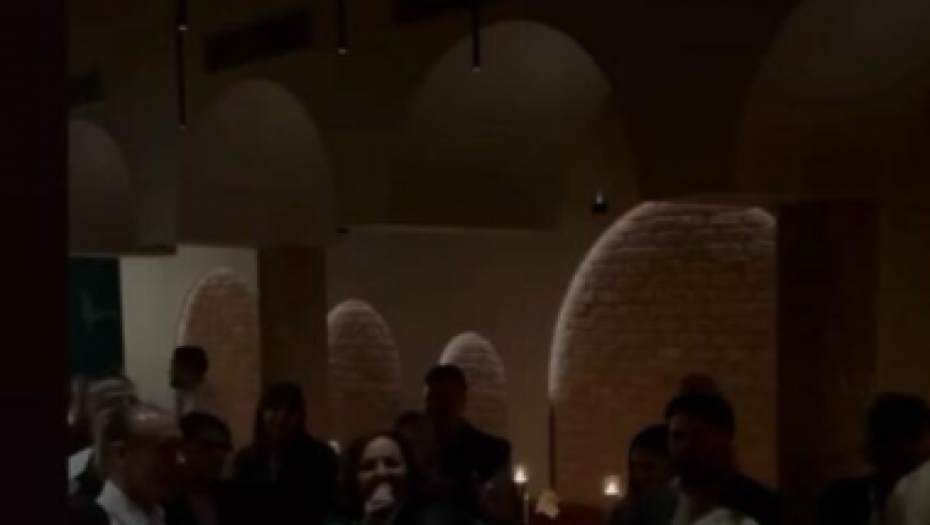 Ana Bekuta na slavlju žene hrvatskog fudbalera