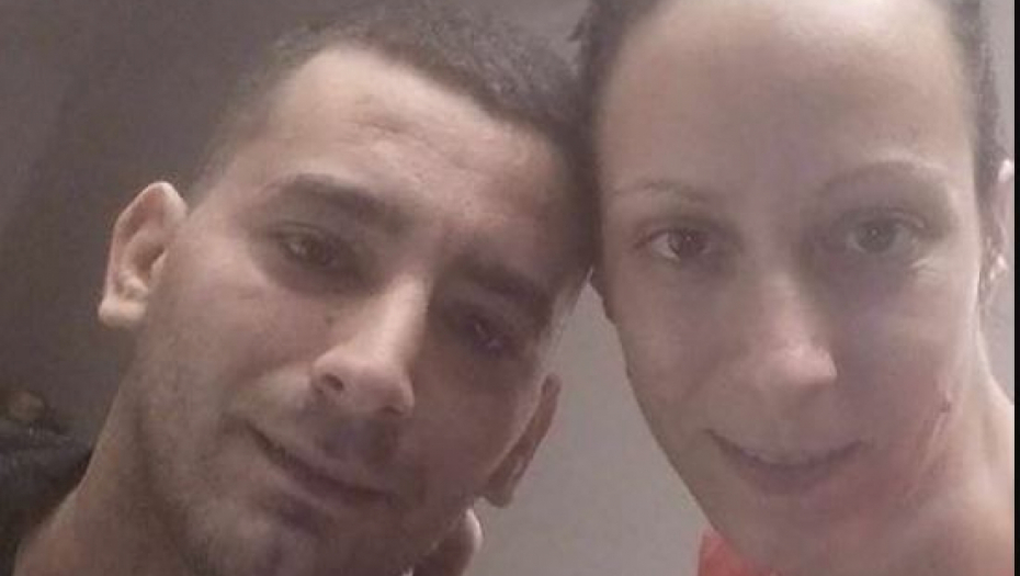 Miloš Marković sa devojkom 