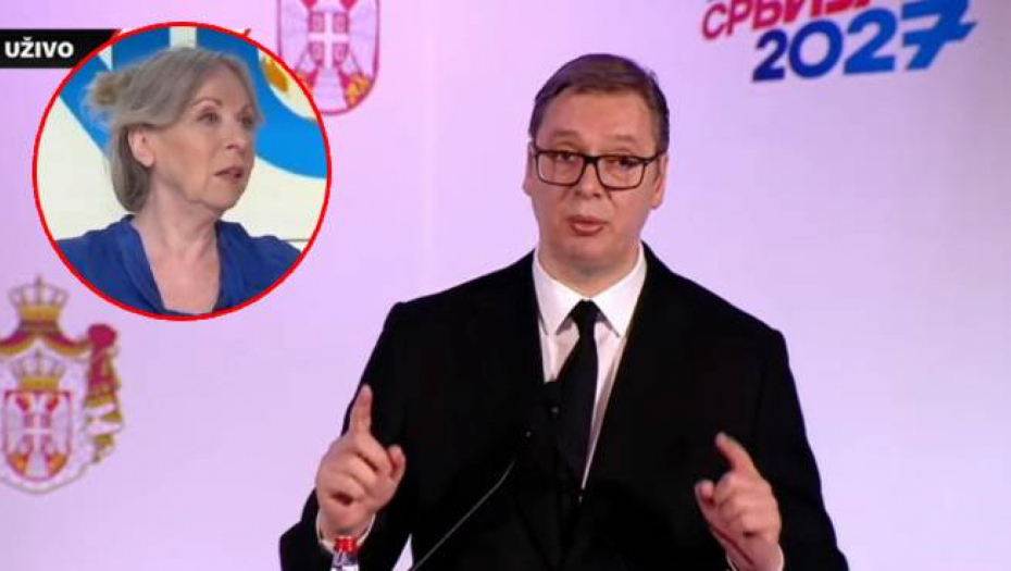 Aleksandar Vučić i Danica Popović