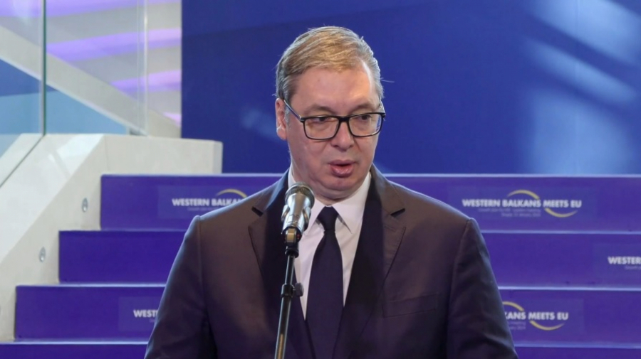 Izjava predsednika Srbije, Aleksandra Vučića iz Skoplja