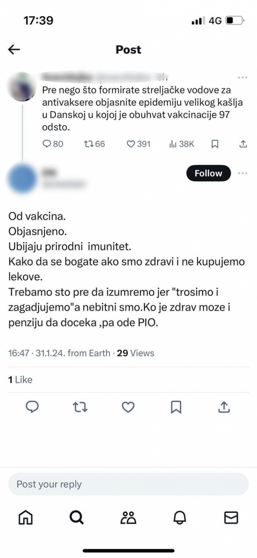 vakcina tviteri