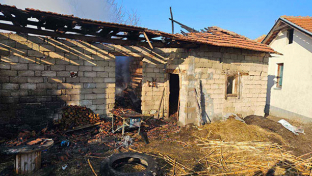 Požar u domaćinstvu porodice Milenković