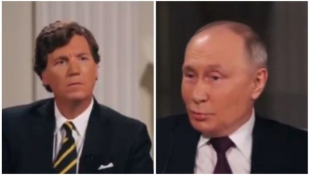 Vladimir Putin i Taker Karlson