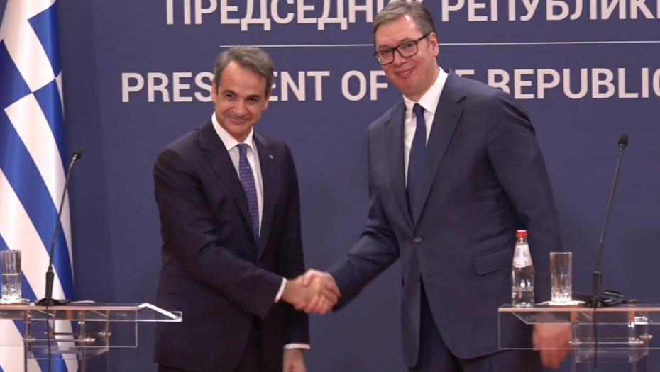 Sastanak predsednika Vučića i premijera Grčke