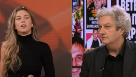 Kako je u emisiji nosila ultrakratku suknju, Marić je otkrio da su im stizale brojne poruke na tu temu