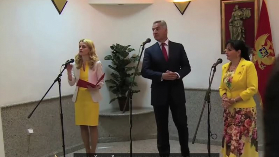 vesna medenica i milo đukanović