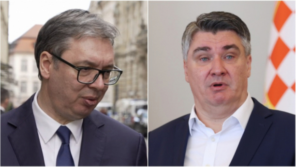 Aleksandar Vučić i Zoran Milanović