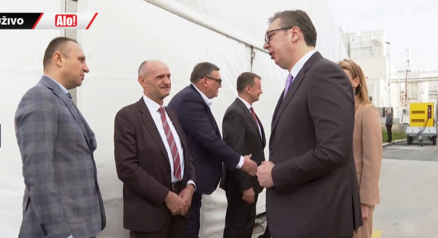 Predsednik Aleksandar Vučić prisustvuje svečanom otvaranju nove fabrike kompanije Nestle u Beogradu