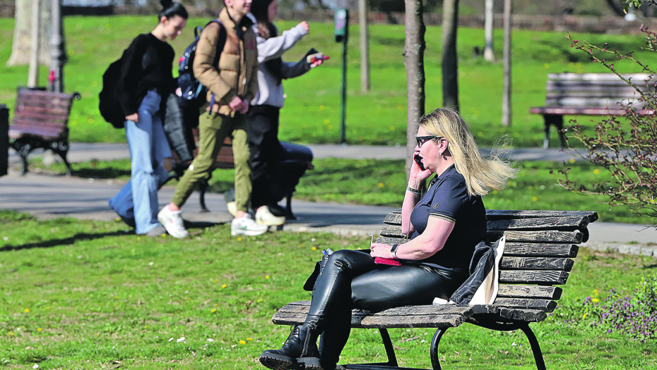 Proleće usred zime u Beogradu