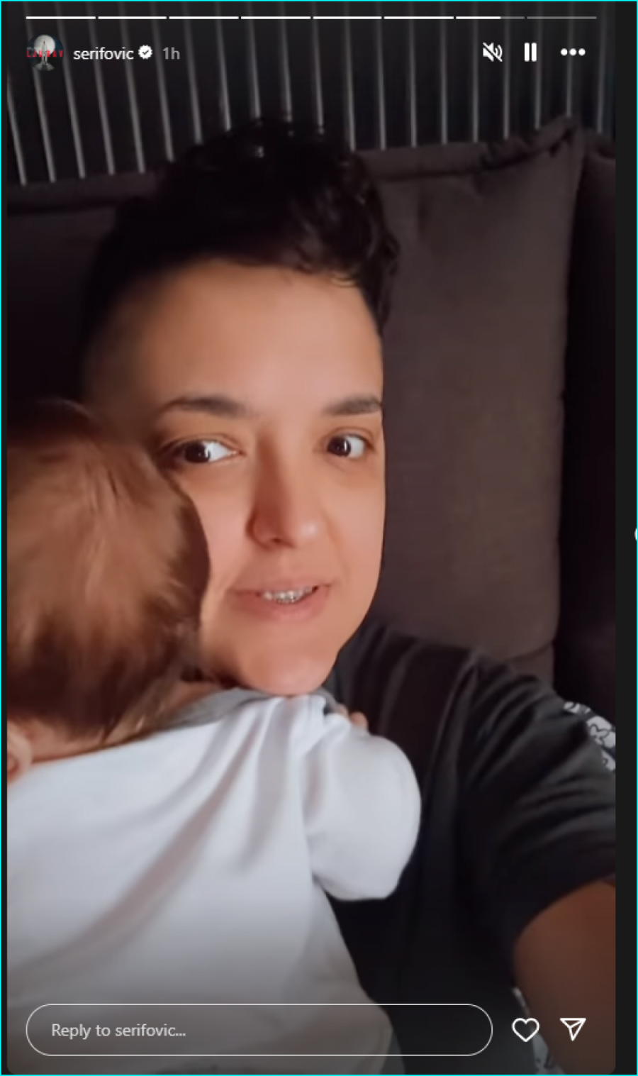 Marija Šerifović sa sinom