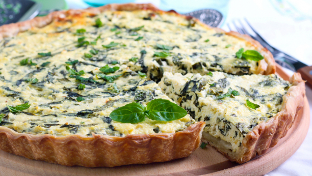 slani tart sa spanaćem i sirom