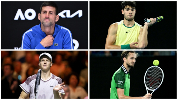 Novak, Janik, Medvedev i Alkaraz