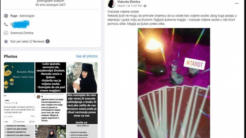 Lažna monahinja vidovita Dimitra