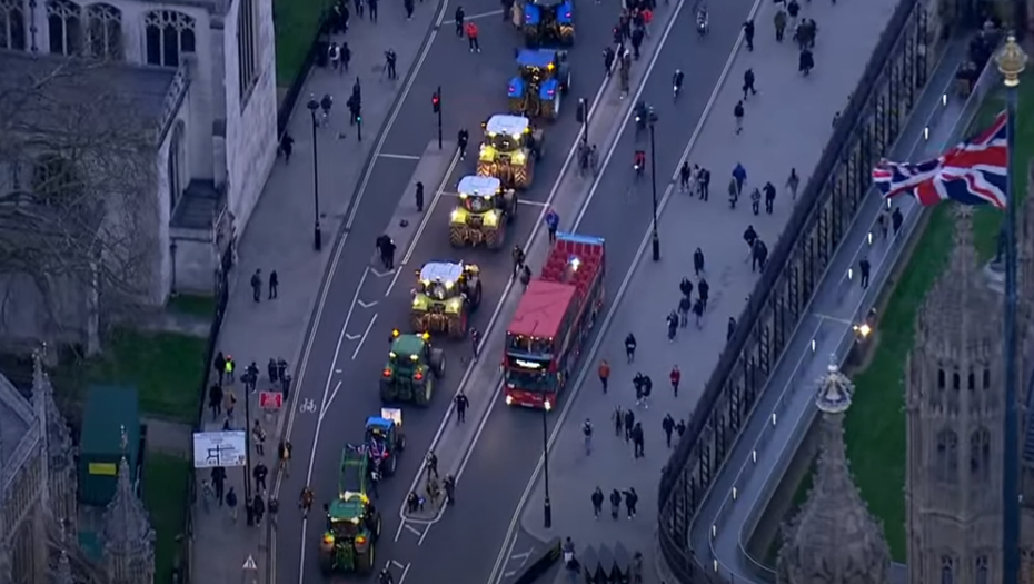 velika britanija protest