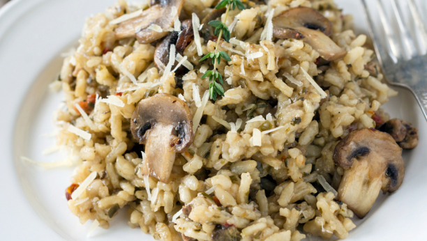 rižoto sa pečurkama