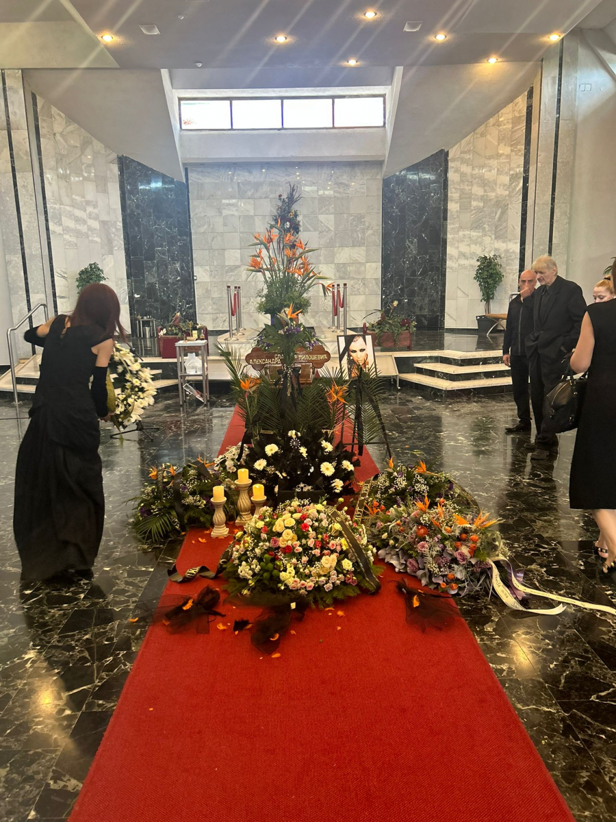 Sahrana Slađane Milošević