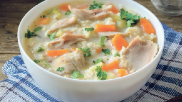 domaća pileća supa