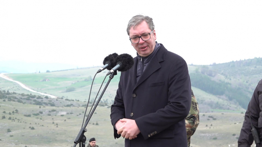 Vučić na Pešteru na združenoj taktičkoj vežbi Vojske Srbije 